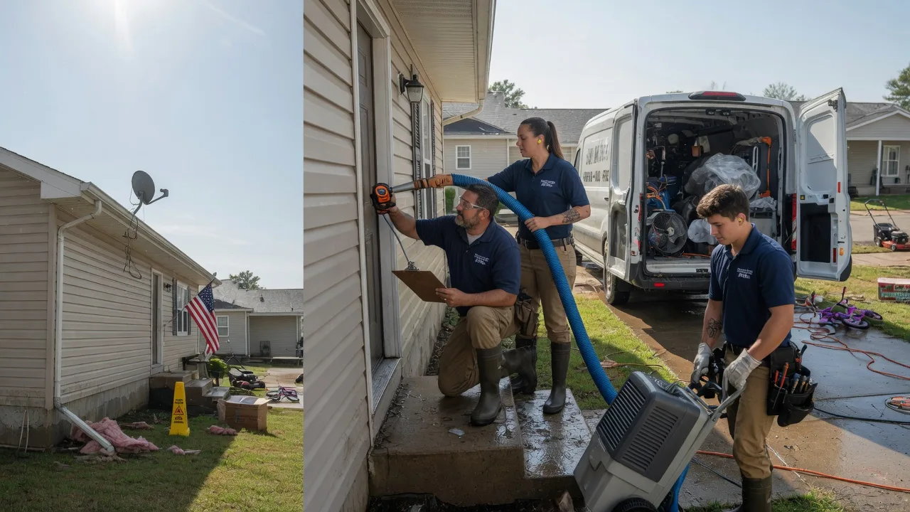 Ceiling Water Damage Restoration in Covington, PA near me